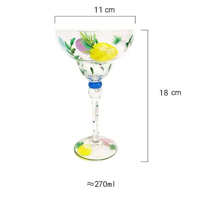 Artistic Party Margarita Glasses