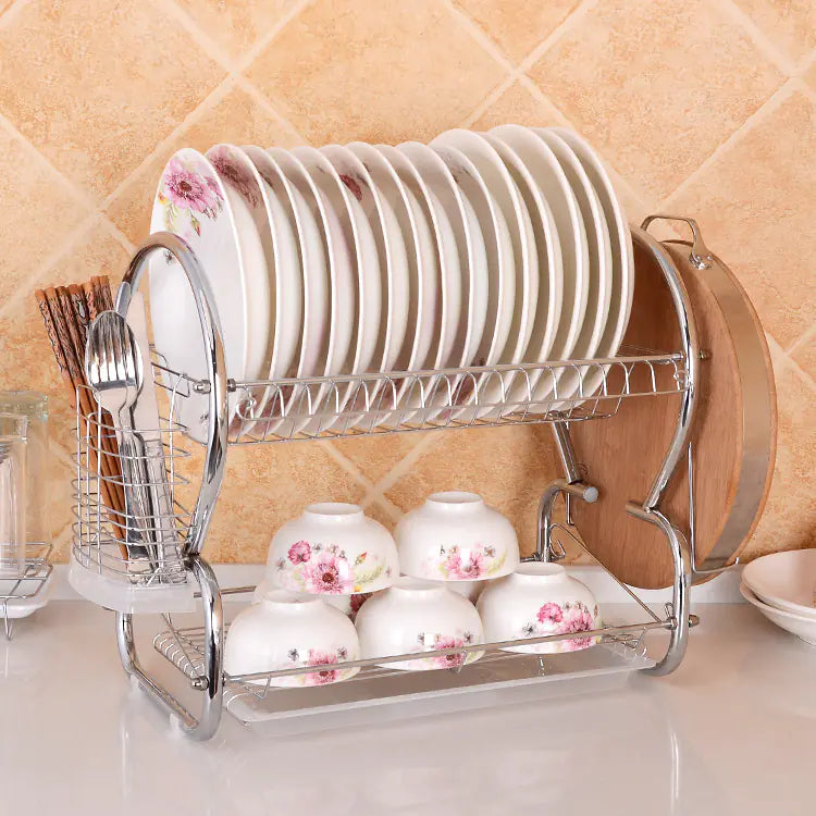 Sleek Stainless Kitchen Organizer