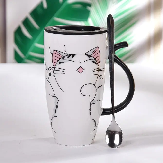 Cuddly Cat Ceramic Mug - 600ml