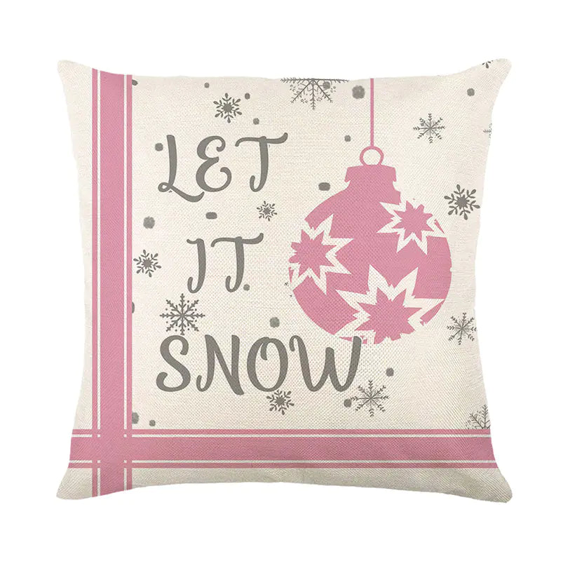 Festive Home Charm Christmas Pillowcase