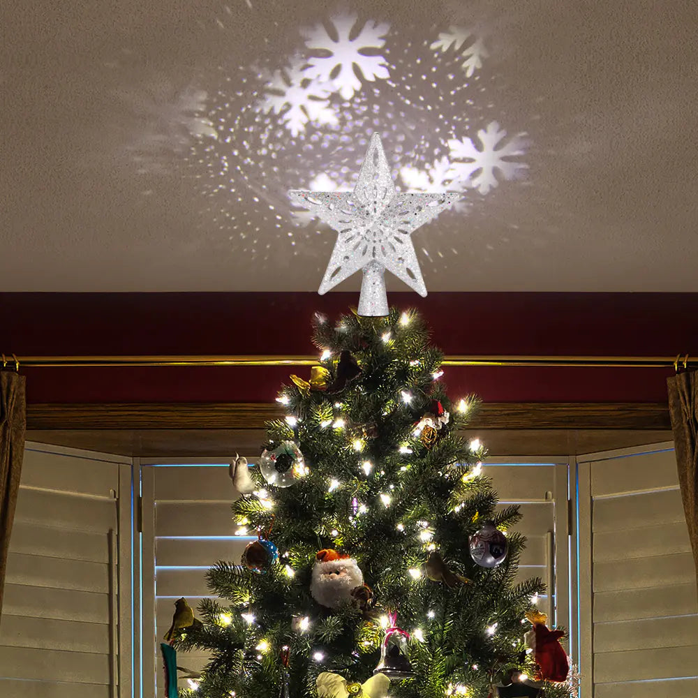 Radiant Star LED Christmas Tree Topper