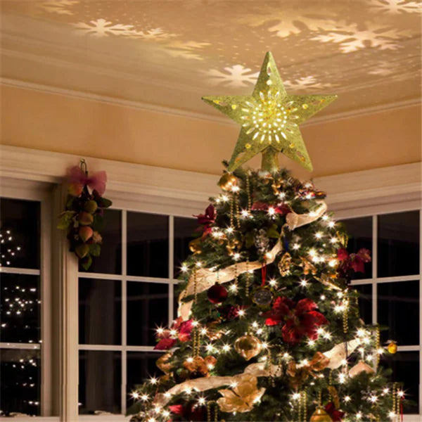 Radiant Star LED Christmas Tree Topper