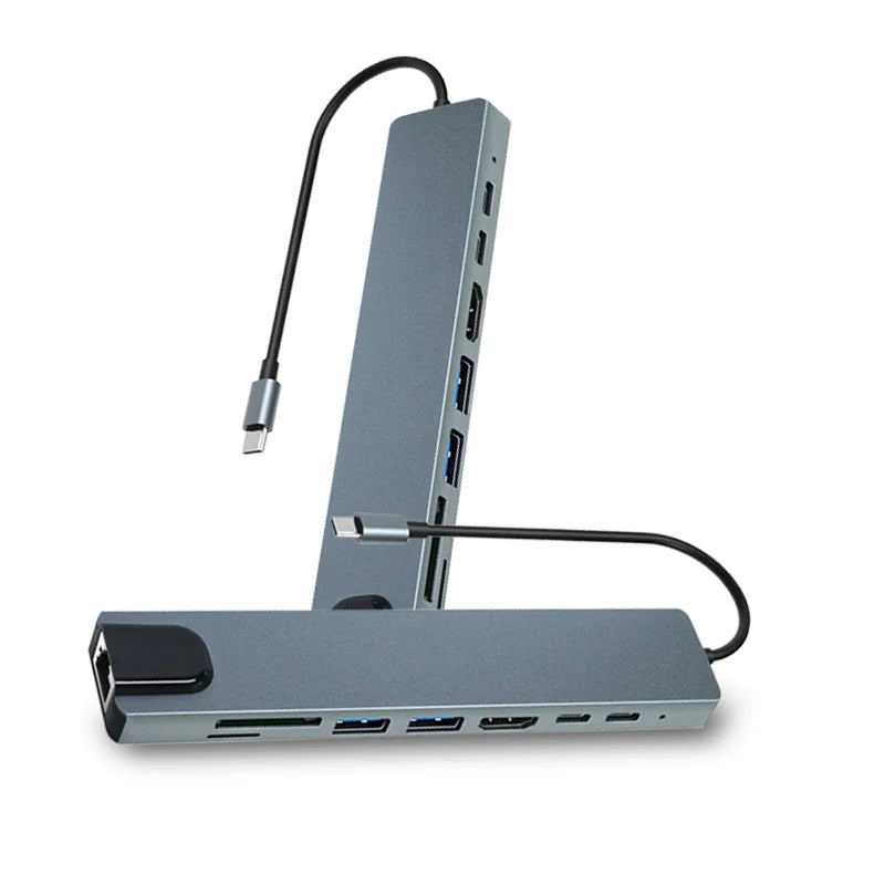 Multi-Port USB-C Hub with HDMI & VGA