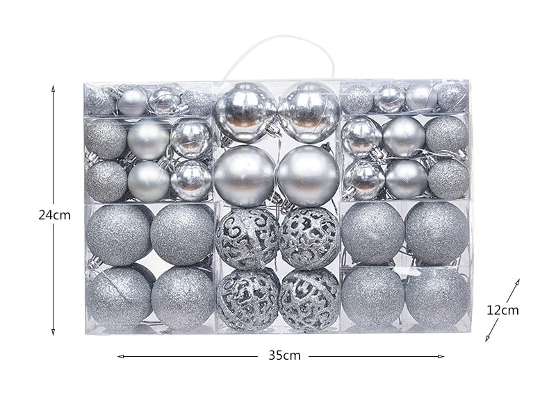 Festive Ornament Set 100 pcs