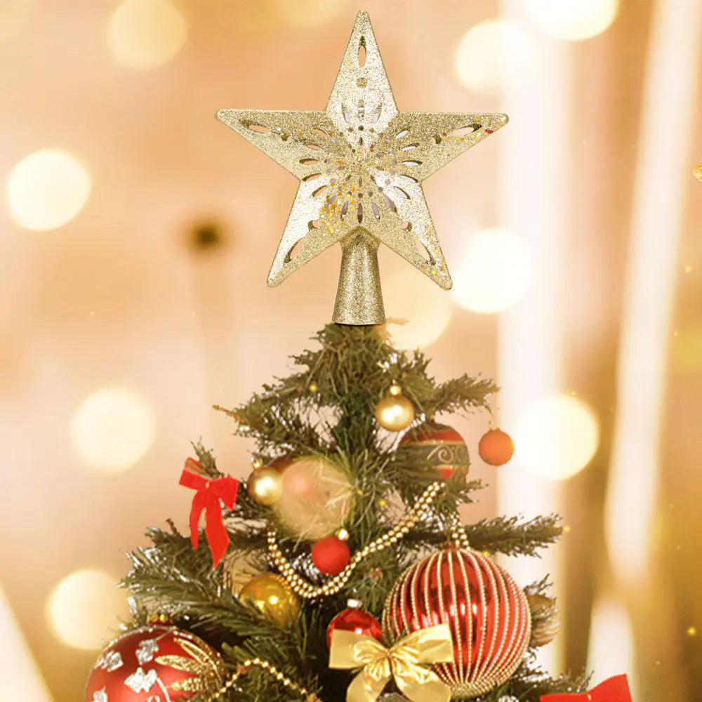 Radiant Star LED Christmas Tree Topper