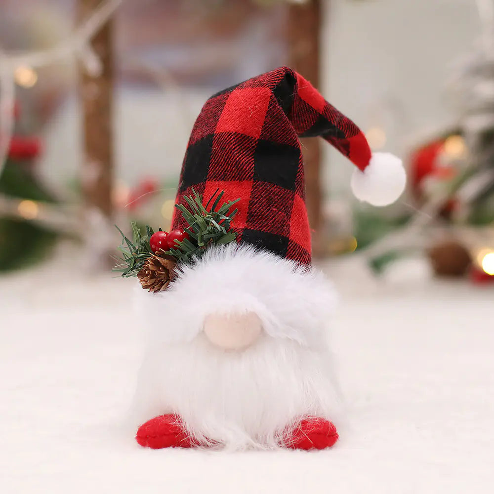 Glowing Q-Style Rudolf Ornament