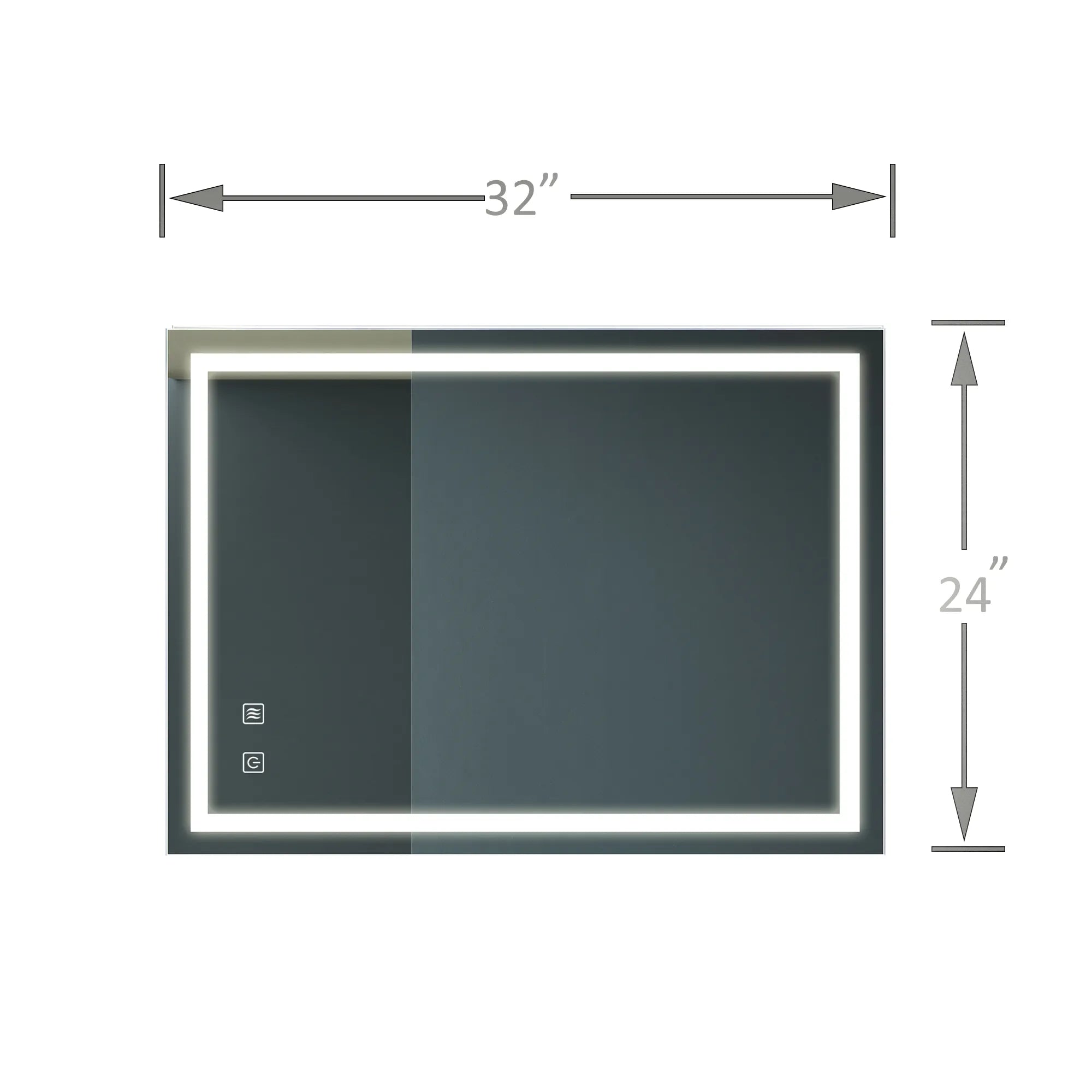 32x24 LED Luxury Vanity Mirror