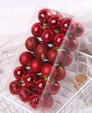 Holiday Safe 4cm Tree Bauble Set
