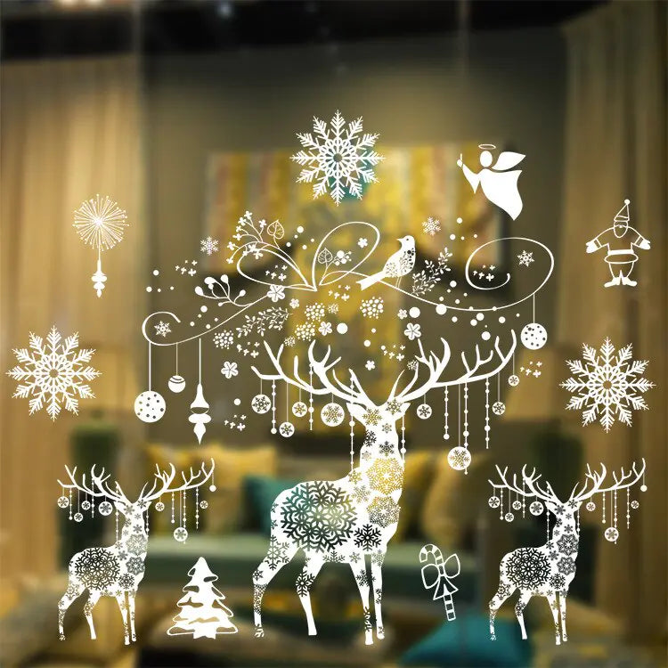 Holiday Season Static Cling Decals