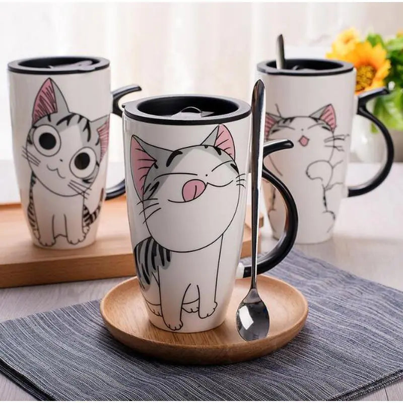 Cuddly Cat Ceramic Mug - 600ml