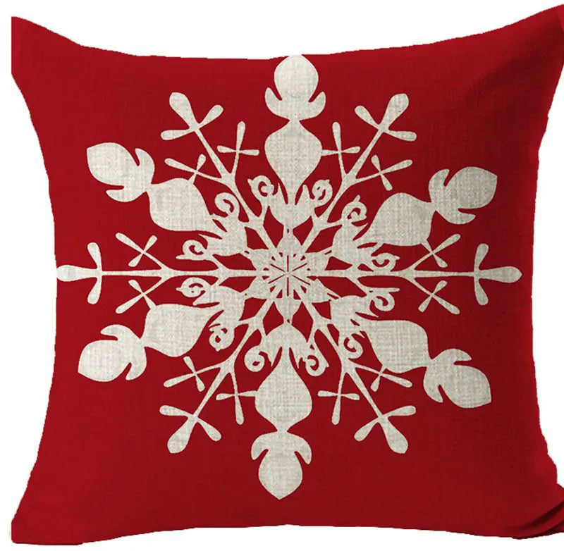 Holiday Snowflake Cushion Covers
