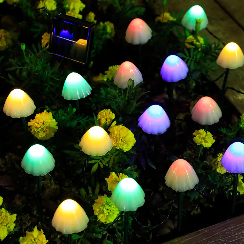 Solar Magic Mushroom Garden Lights