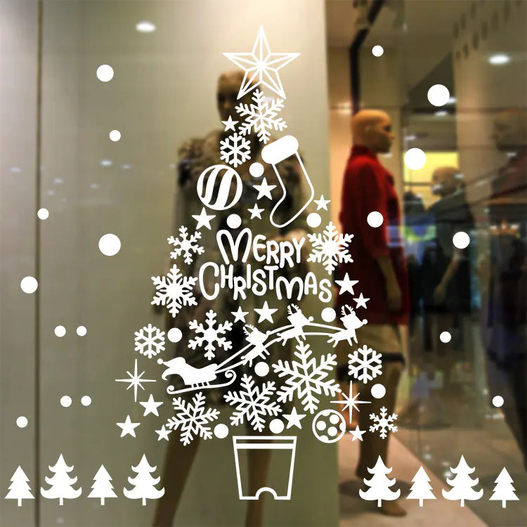 Holiday Season Static Cling Decals