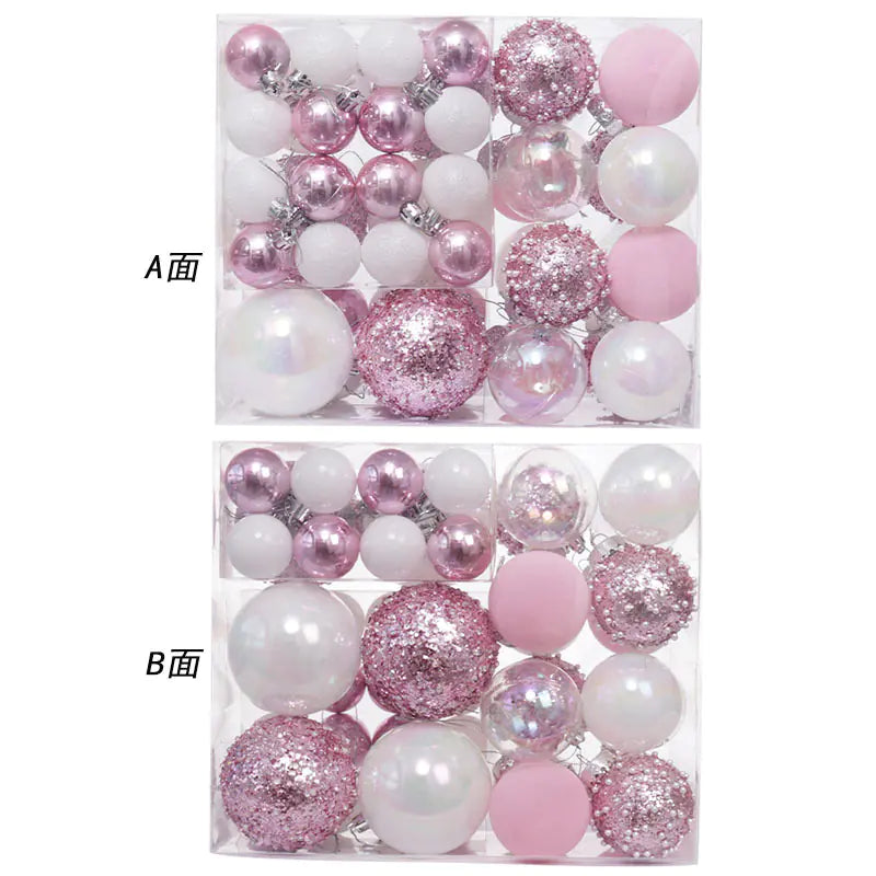 Festive Elegance Christmas Ornament Set/ 46PC
