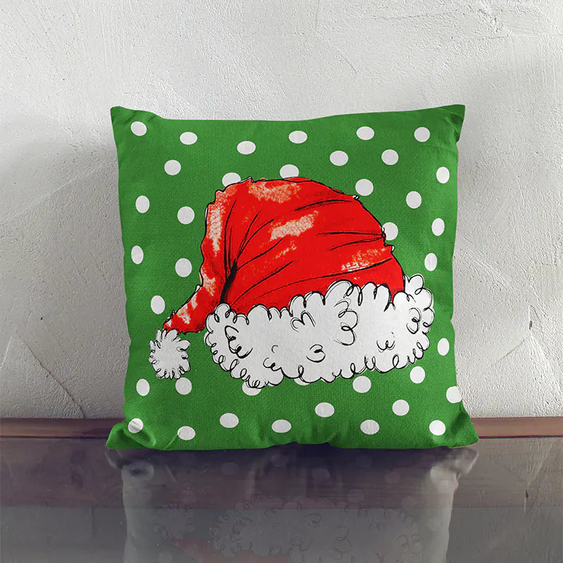 Festive Holiday Pillow Cover