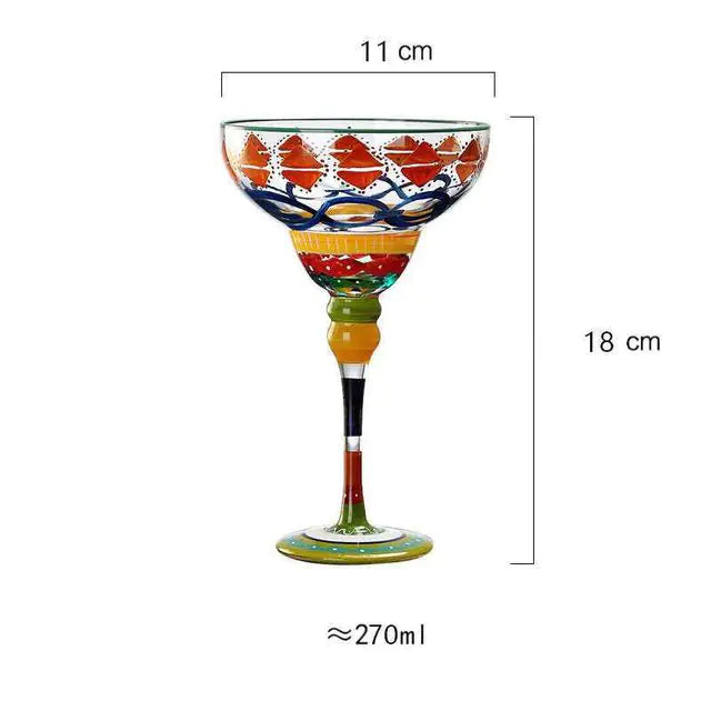 Artistic Party Margarita Glasses