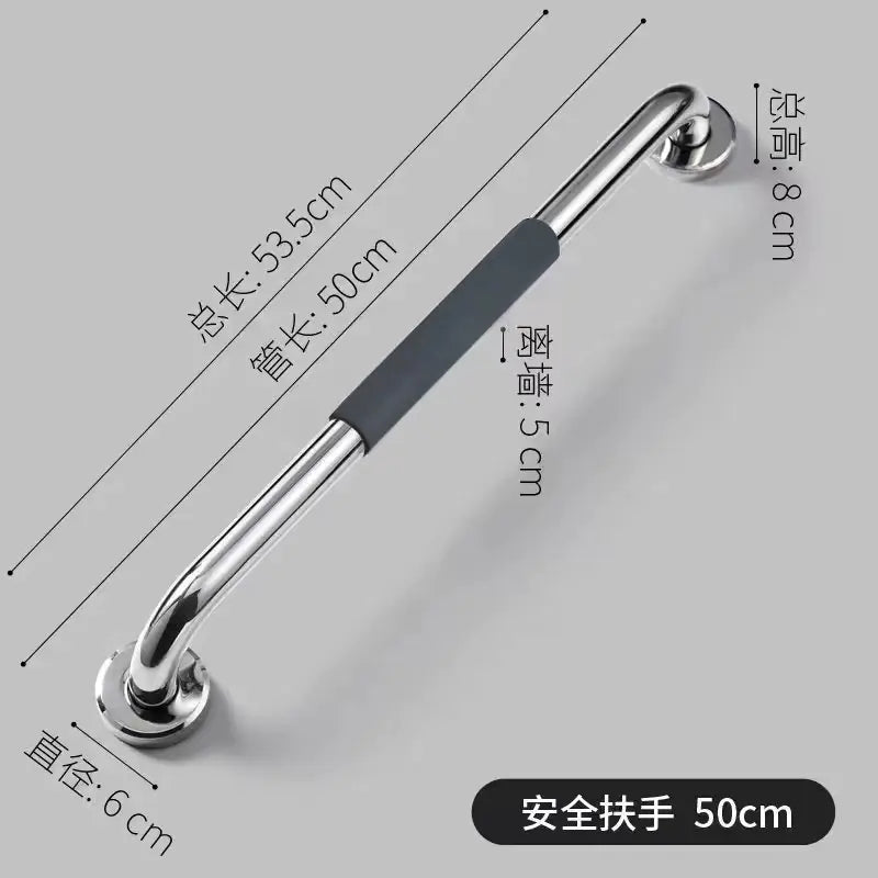 Silicone-Coated Stainless Steel Safety Rail