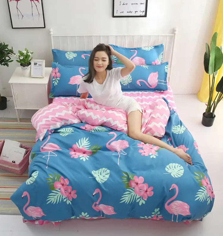Elegant Single Bedding Set, 180x220cm, Bulk