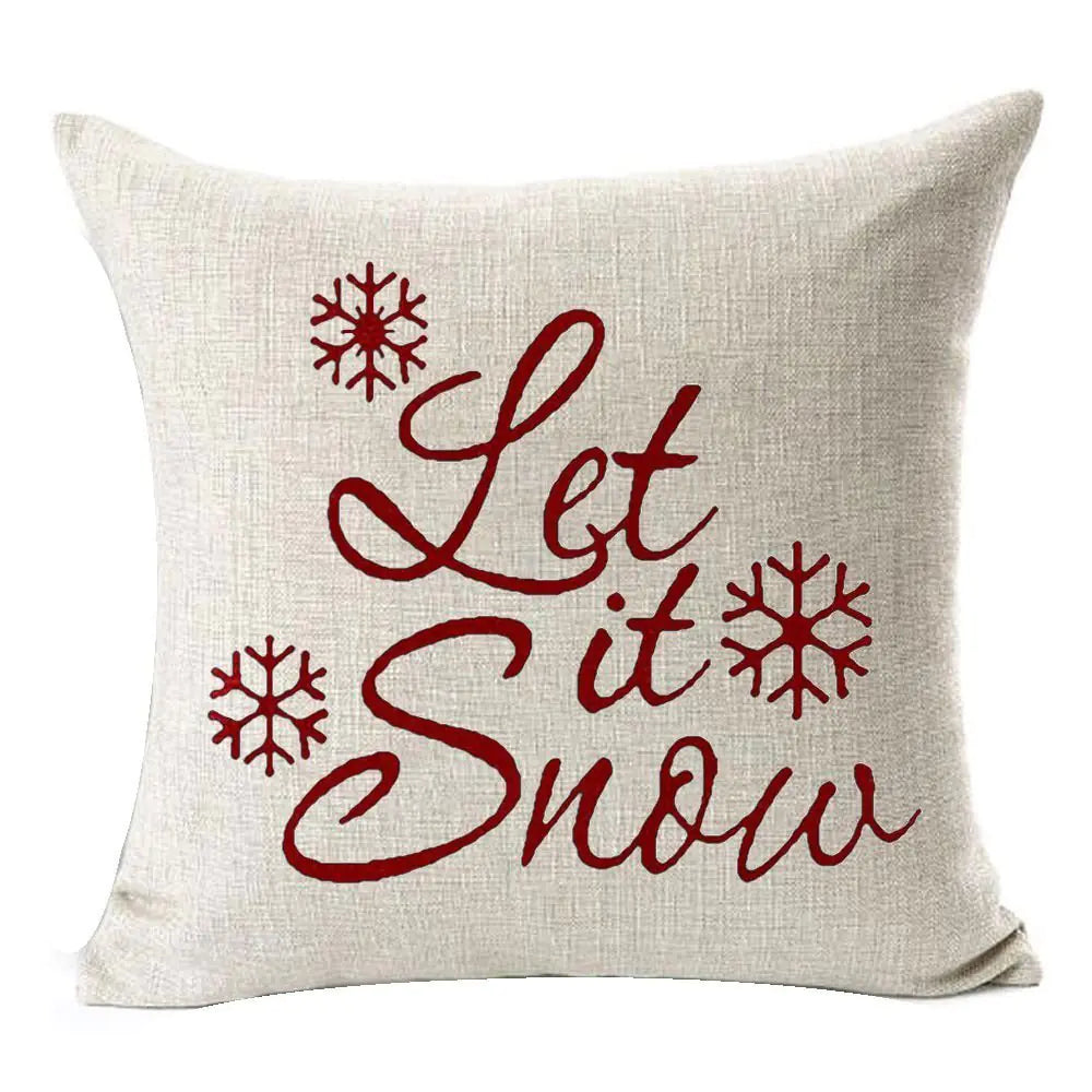 Holiday Snowflake Cushion Covers