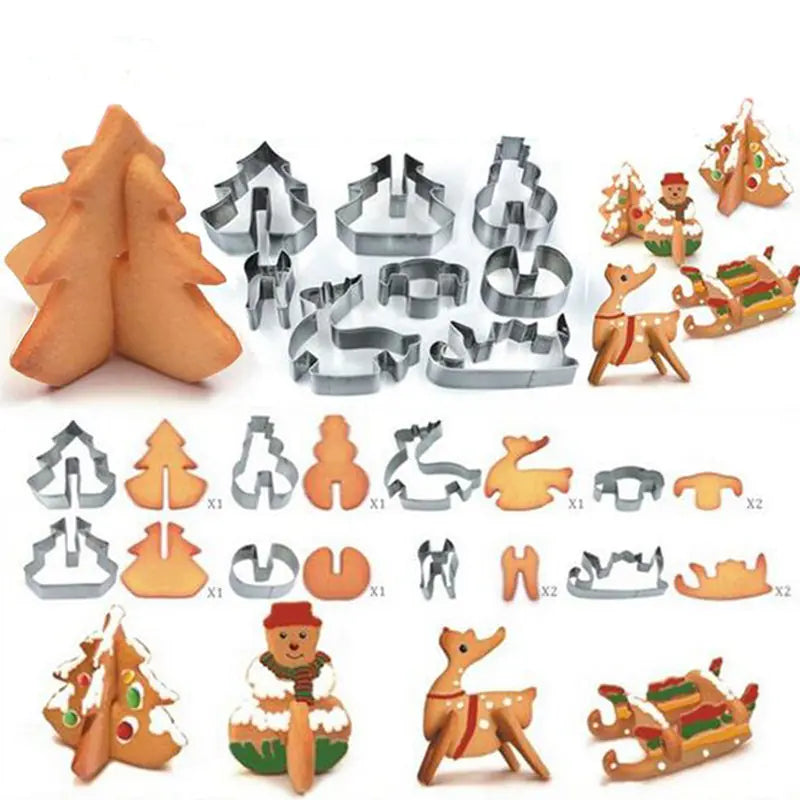 Holiday Spirit Cookie Molds