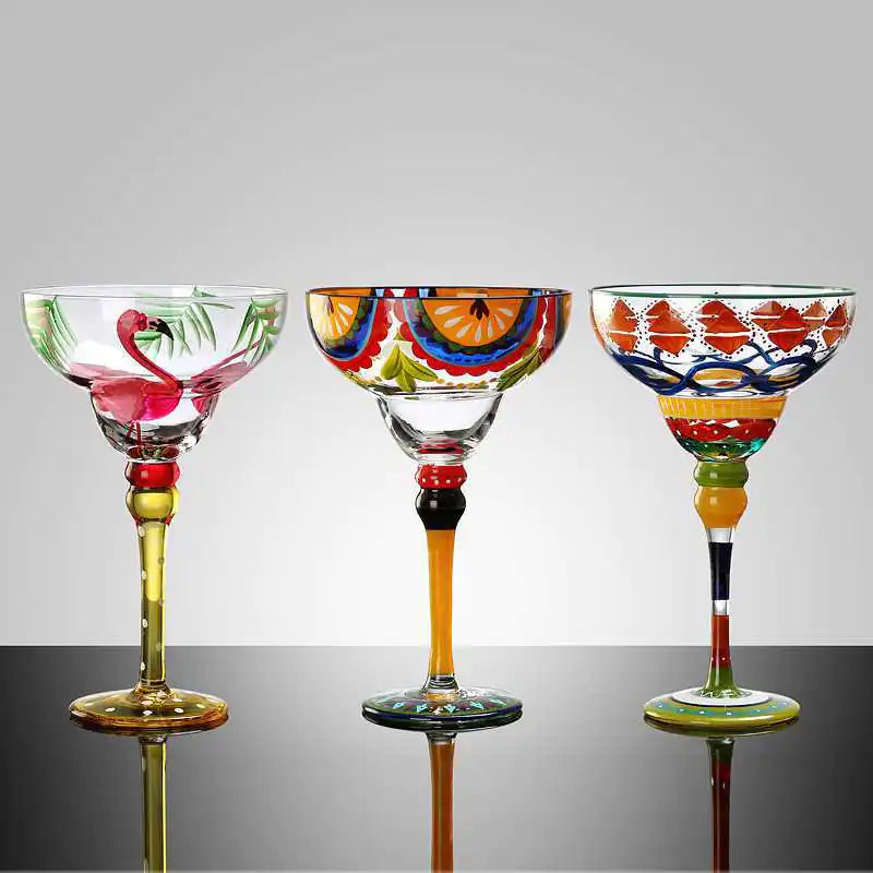 Artistic Party Margarita Glasses