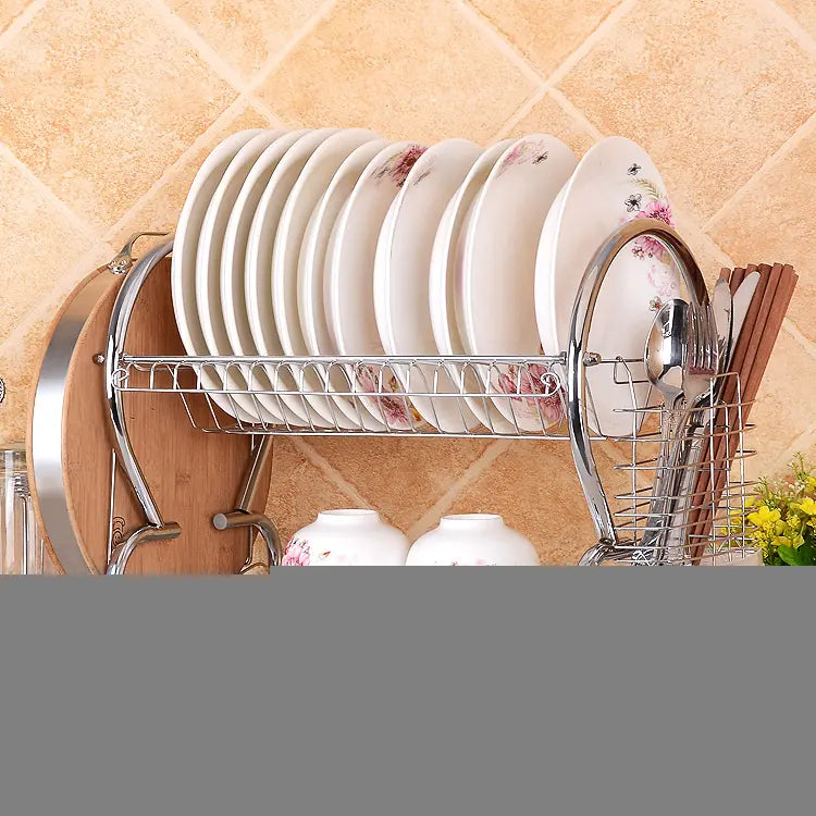 Sleek Stainless Kitchen Organizer