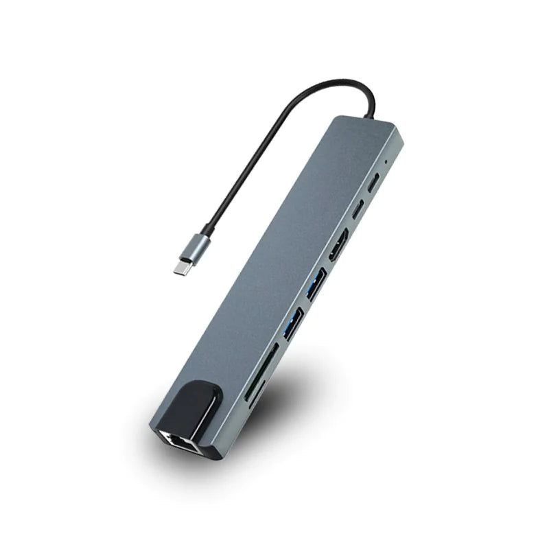 Multi-Port USB-C Hub with HDMI & VGA