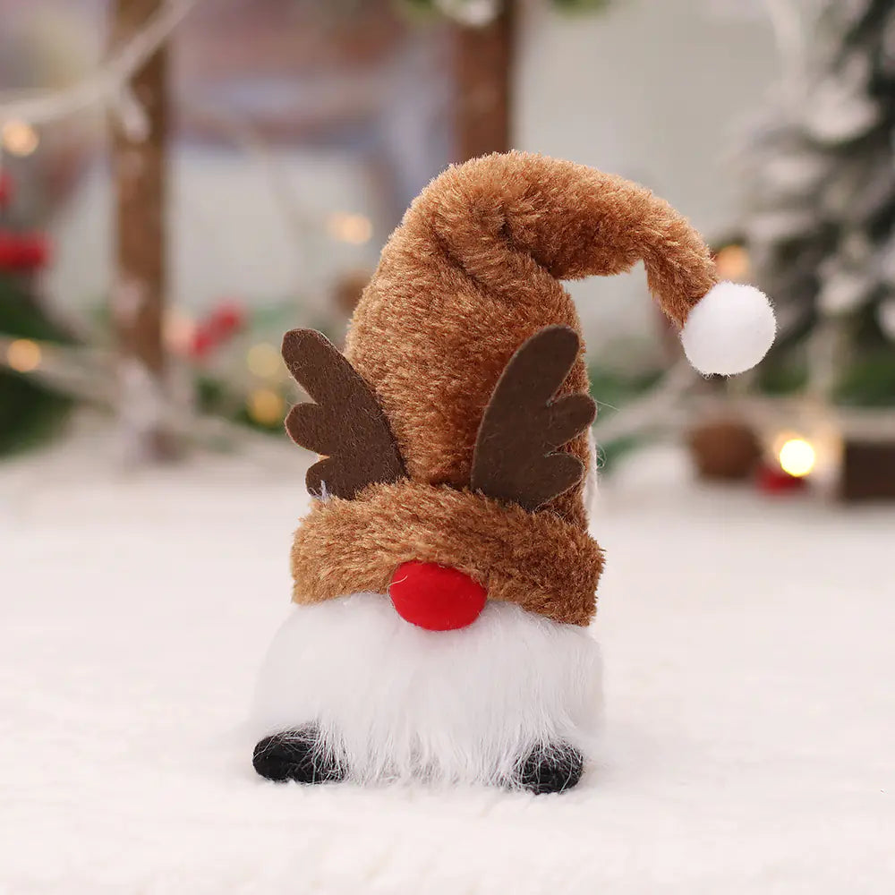 Glowing Q-Style Rudolf Ornament