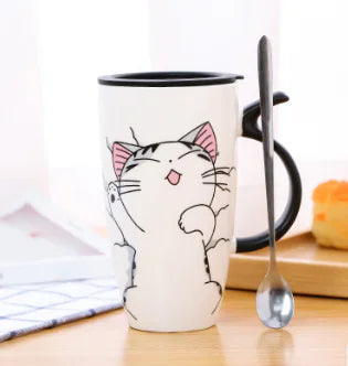 Cuddly Cat Ceramic Mug - 600ml