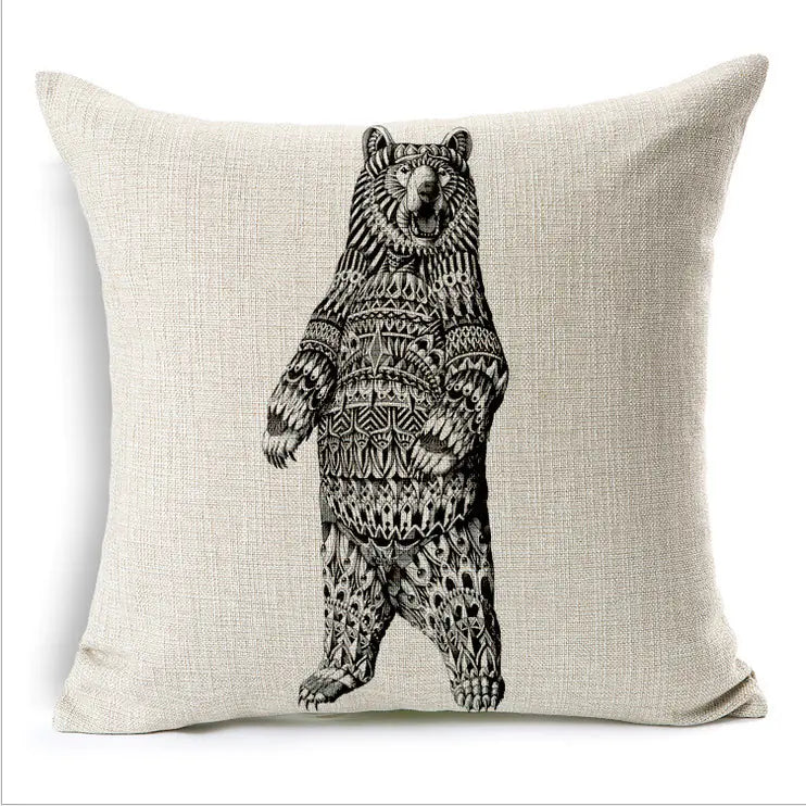 Chic Elephant Cushion Cover
