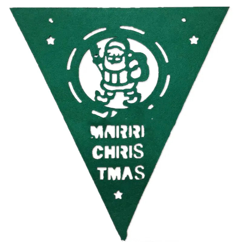 Festive Christmas Pennant Garland
