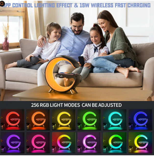 Ambient Sound Bluetooth Speaker Clock 