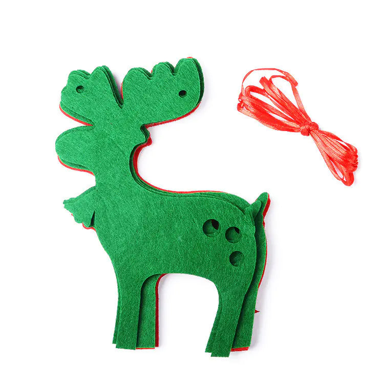 Festive Christmas Pennant Garland