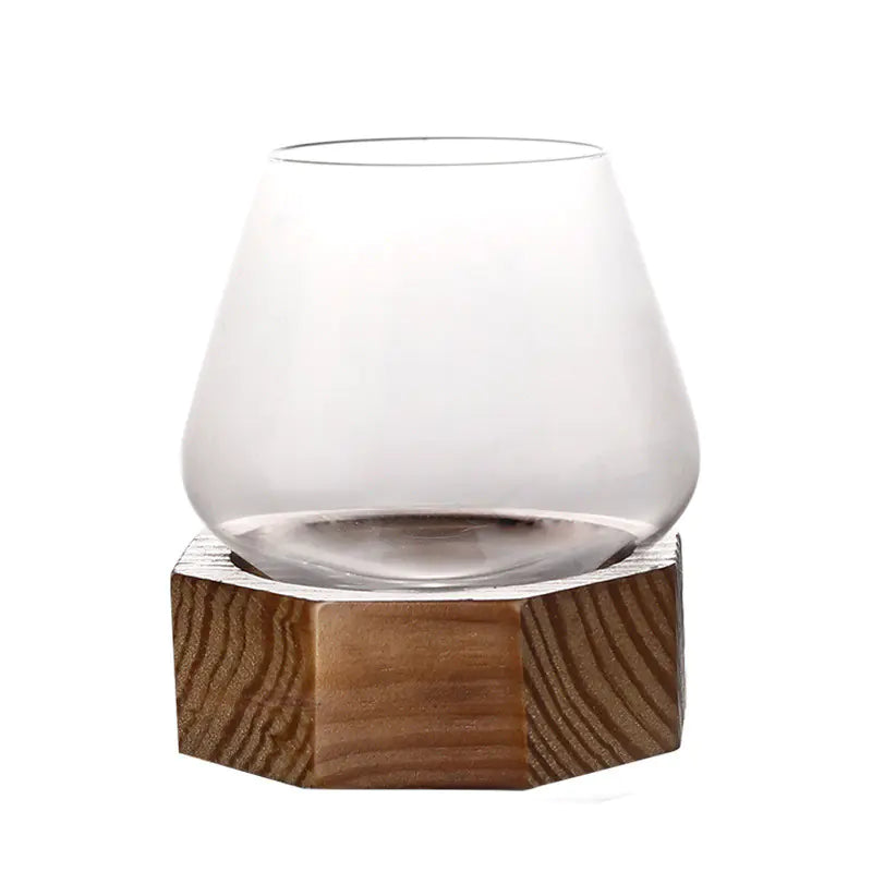 Octagonal Diamond Handmade Wine Glass Tumbler