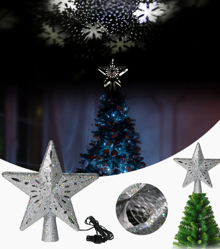 Radiant Star LED Christmas Tree Topper