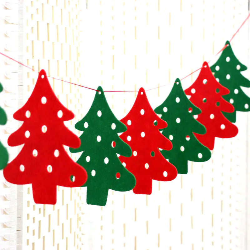 Festive Christmas Pennant Garland