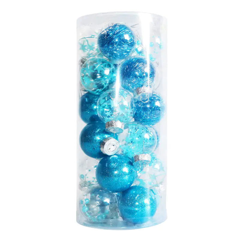 Festive 24-Pack Colorful 6cm Christmas Baubles