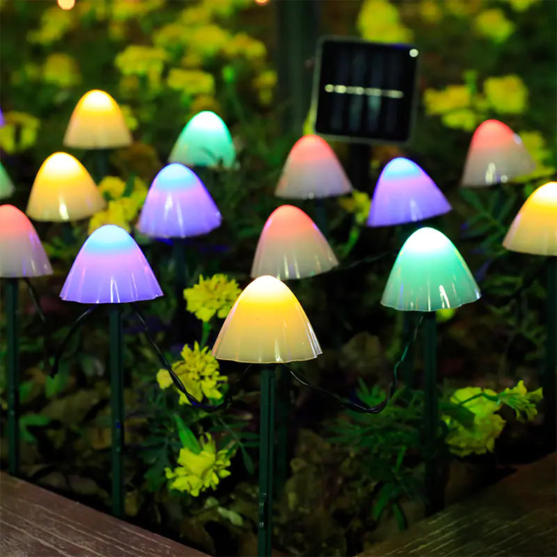 Solar Magic Mushroom Garden Lights