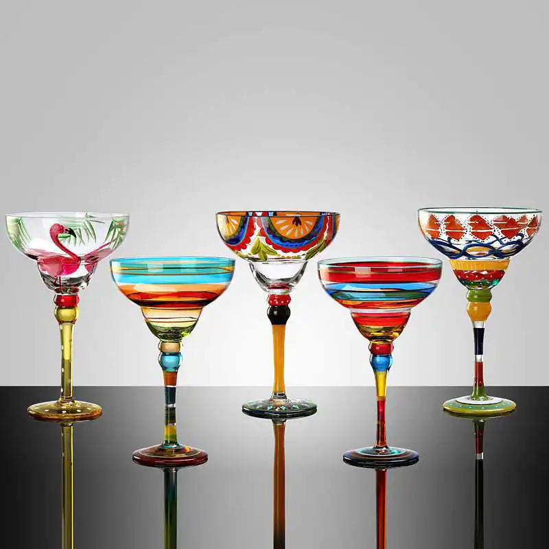 Artistic Party Margarita Glasses