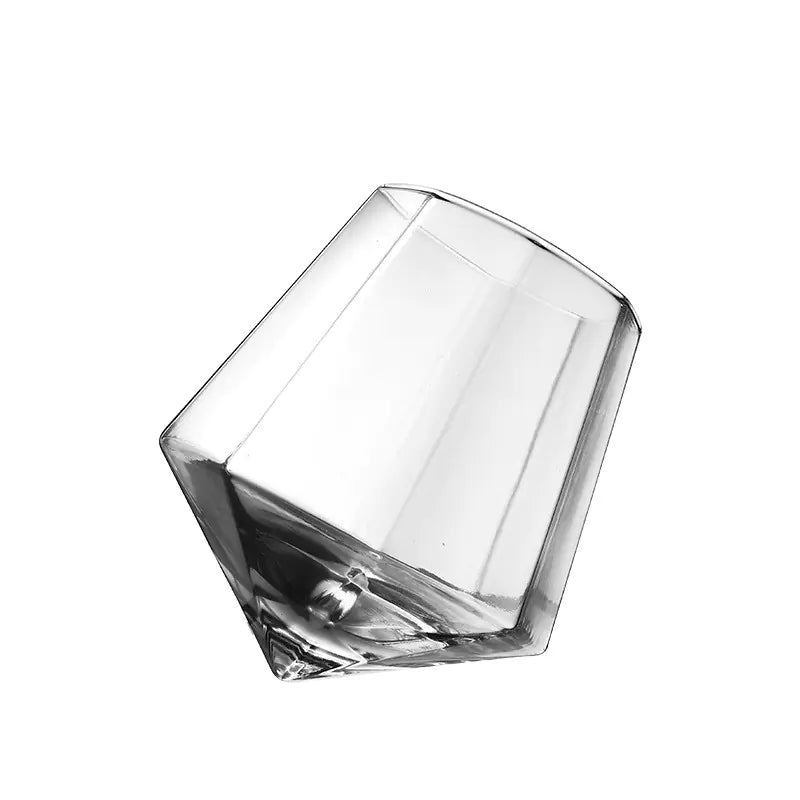 Octagonal Diamond Handmade Wine Glass Tumbler