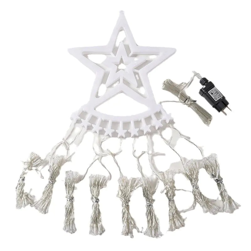 Magical LED Star Cascade Lights for Christmas