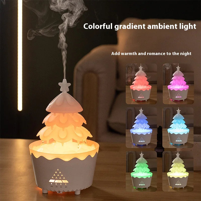 Holiday Glow Aroma Diffuser with LED Lights