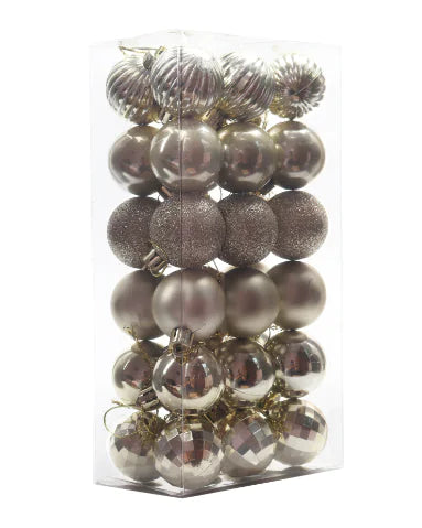 Holiday Safe 4cm Tree Bauble Set