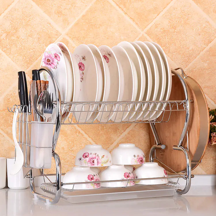 Sleek Stainless Kitchen Organizer