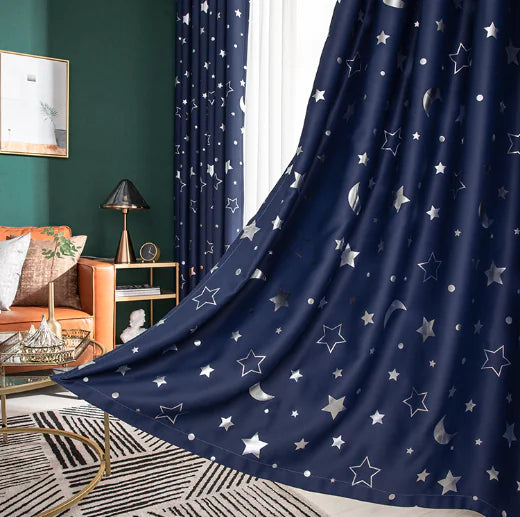 Stellar Blackout Bedroom Drapes curtains