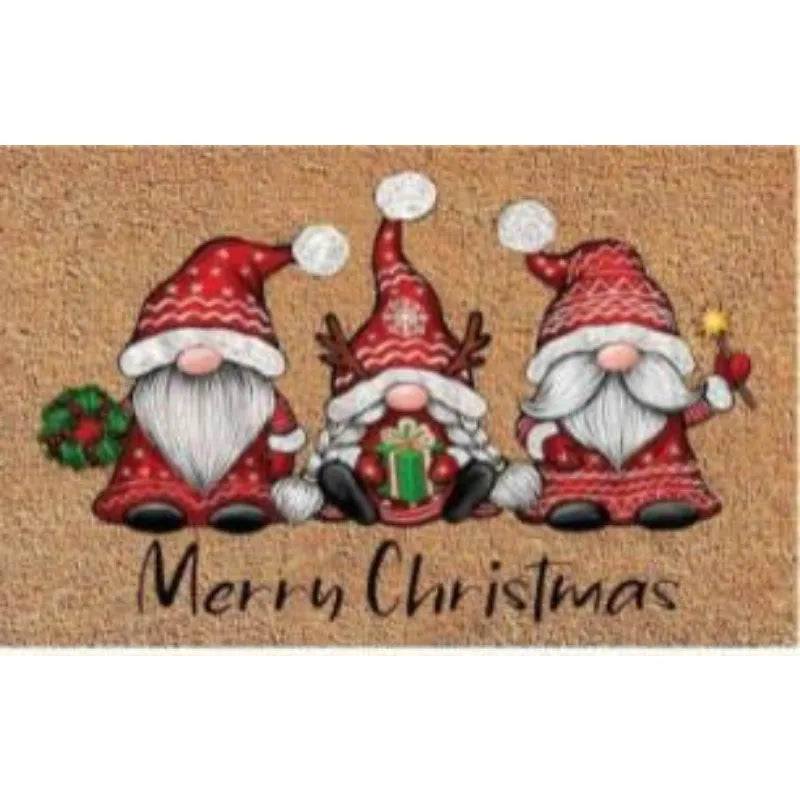Holiday Gnome Welcome Mat