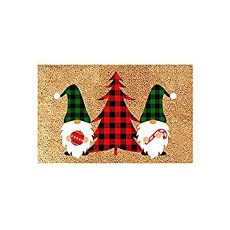 Holiday Gnome Welcome Mat