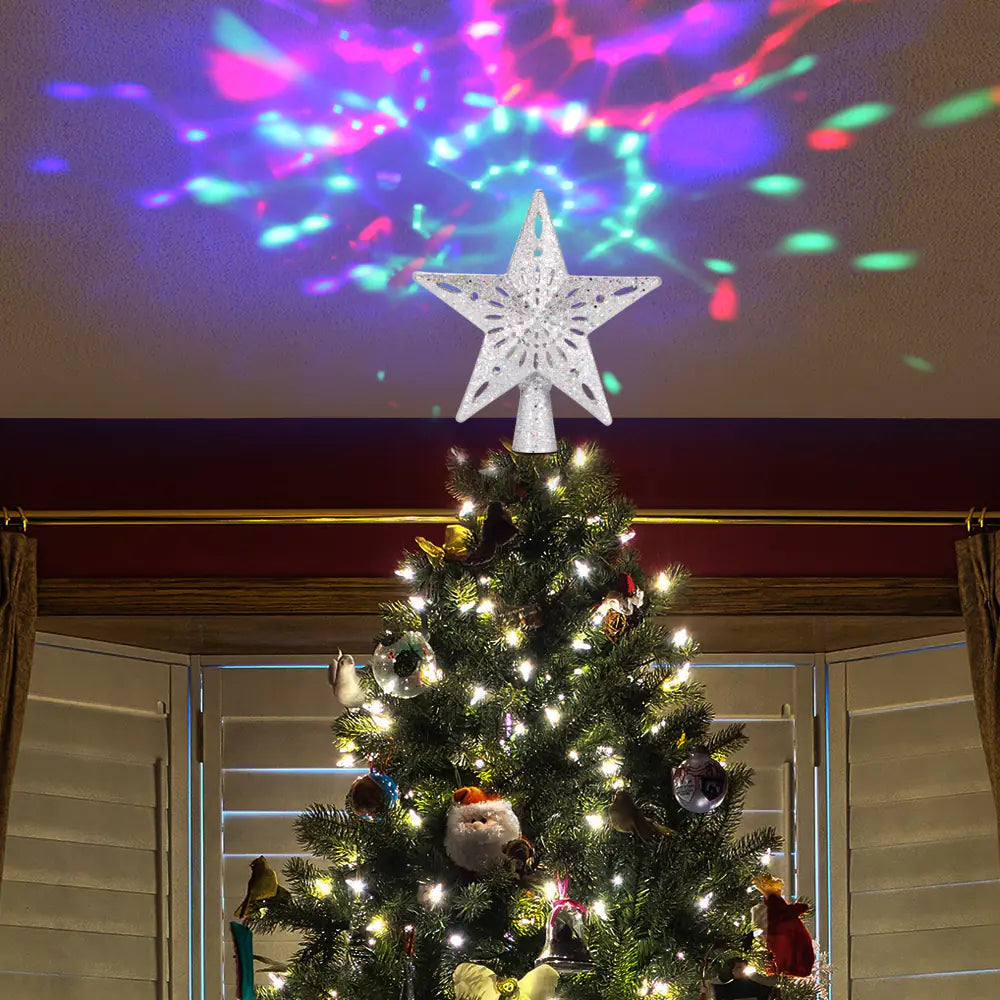 Radiant Star LED Christmas Tree Topper