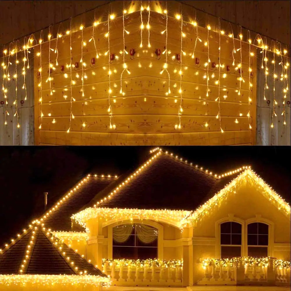 Festive Remote LED String Lights