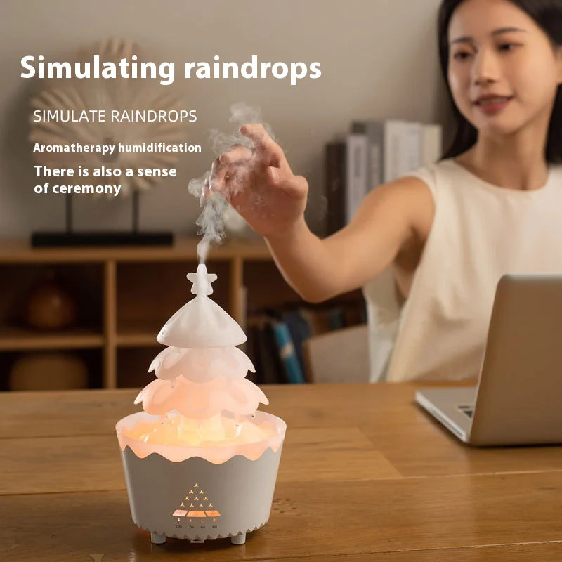 Holiday Glow Aroma Diffuser with LED Lights